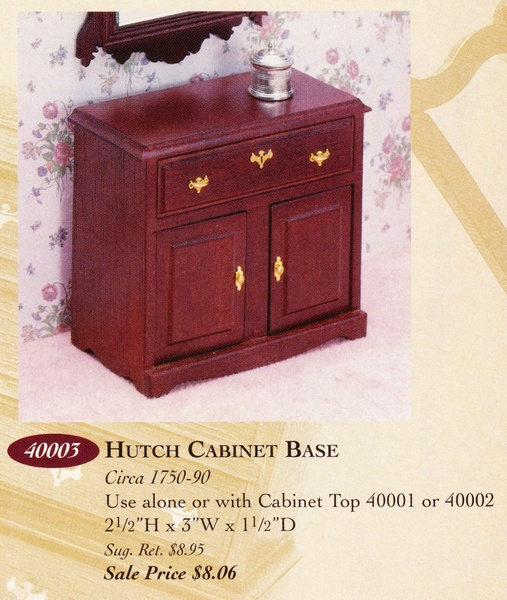 Catalog image of Chippendale Hutch Cabinet