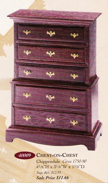 Catalog image of Chippendale Chest on Chest
