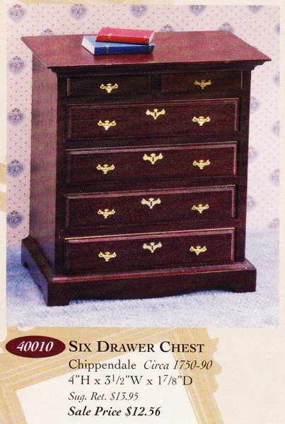 Catalog image of Chippendale 6 Drawer Chest