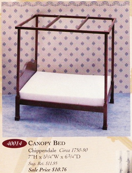 Catalog image of Chippendale Canopy Bed