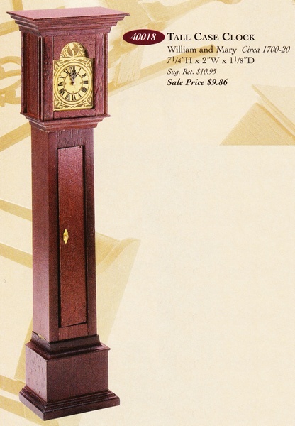Catalog image of William & Mary Tall Case Clock