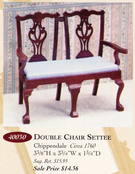 Catalog image of Chippendale Double Settee