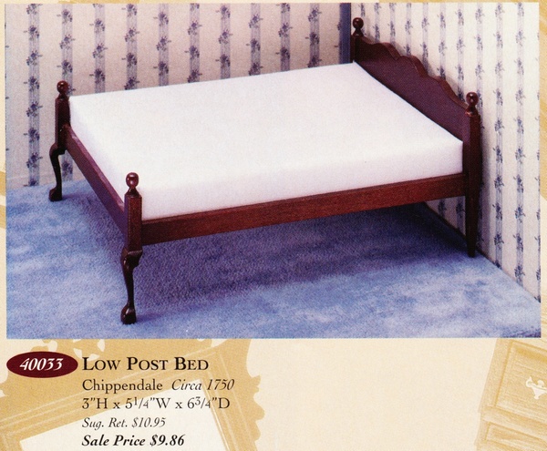 Catalog image of Chippendale Low Post Bed