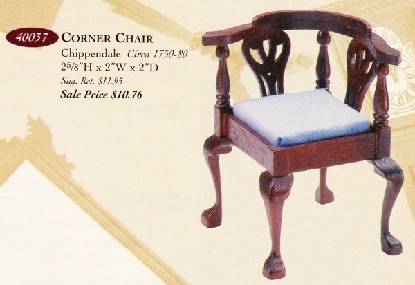 Catalog image of Chippendale Corner Chair