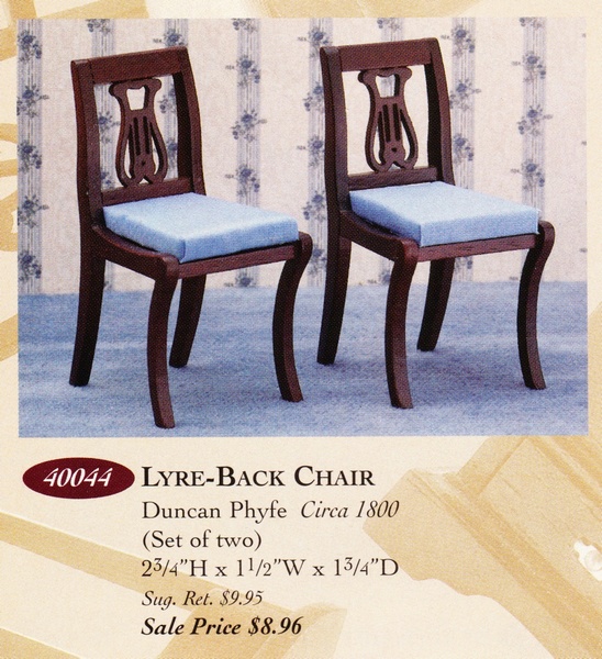 Catalog image of Lyre Back Chair