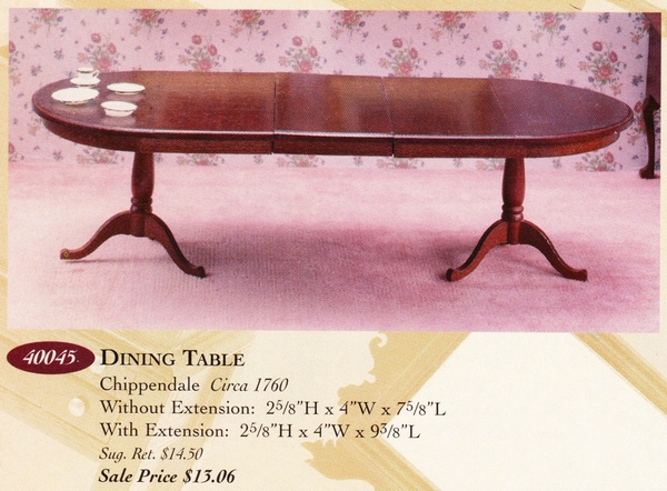 Catalog image of Chippendale Dining Table