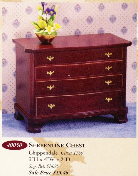 Catalog image of Chippendale Serpentine Chest