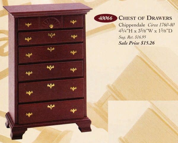 Catalog image of Chippendale Chest of Drawers