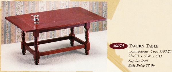 Catalog image of Connecticut Tavern Table