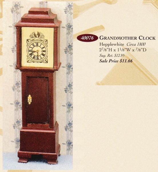 Catalog image of Hepplewhite Grandmother Clock