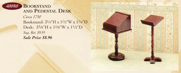 Catalog image of Book Stand & Pedestal Desk